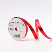 Лента для декора и подарков "Металлик", 1,2см х 45м, красная Лента для декора и подарков "Металлик", 1,2см х 45м, красная