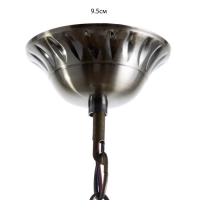 Люстра "Несса" 1хЕ14 40т бронза 26х26х30 см