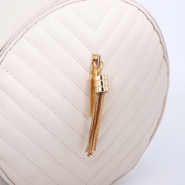 Сумка кросс-боди на молнии, цвет белый