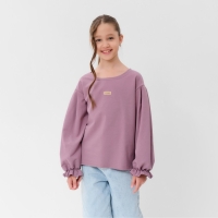 Джемпер для девочки MINAKU цвет пыльно-сиреневый, рост 104 см Джемпер для девочки MINAKU цвет пыльно-сиреневый, рост 104 см