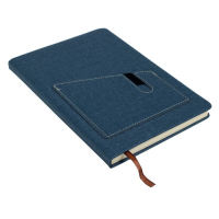 Ежедневник недатированный А5, 80 листов, линия, обложка пвх, с карманом, МИКС Ежедневник недатированный А5, 80 листов, линия, обложка пвх, с карманом, МИКС