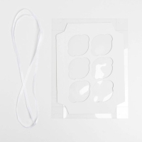 Коробка для капкейков, кондитерская упаковка с PVC крышкой, 6 ячеек &laquo;Цветы&raquo;, 8 марта, 23 х 16 х 10 см