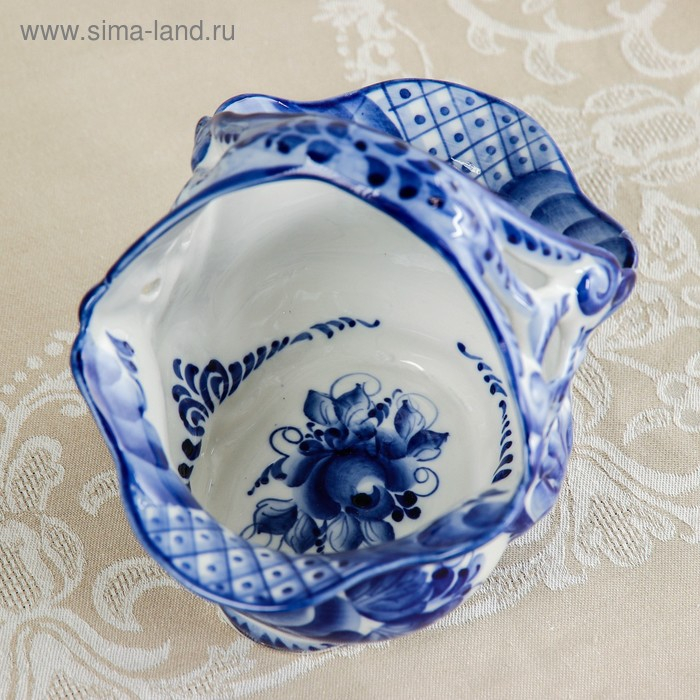 Конфетница «Весна», 21×13×18 см, гжель Конфетница «Весна», 21×13×18 см, гжель