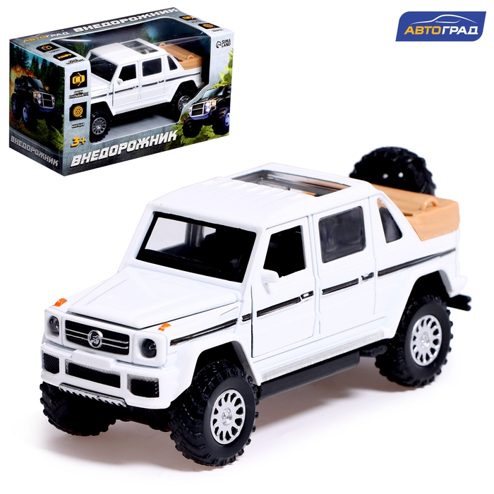 Машина металлическая «Внедорожник», инерционная, открываются двери и капот, световые и звуковые эффекты, цвет МИКС Машина металлическая «Внедорожник», инерционная, открываются двери и капот, световые и звуковые эффекты, цвет МИКС
