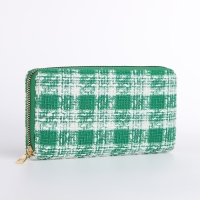 Кошелёк женский на молнии, цвет зелёный Кошелёк женский на молнии, цвет зелёный