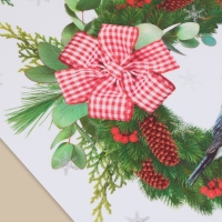 Наклейки новогодние на окна «Снегирь», многоразовые, 33 х 50 см, Новый год Наклейки новогодние на окна «Снегирь», многоразовые, 33 х 50 см, Новый год