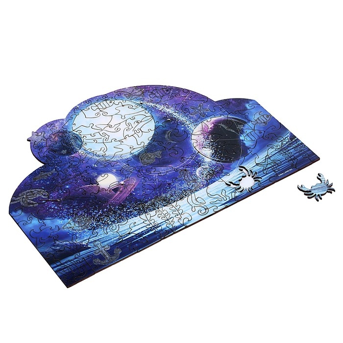 Пазлы деревянные фигурные «Парад планет» светящиеся, 145 элементов Пазлы деревянные фигурные «Парад планет» светящиеся, 145 элементов