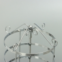 Подставка для украшений &laquo;Вертушка&raquo;,4 яруса,72 пары, металл, 15&times;15&times;34 см, цвет хром