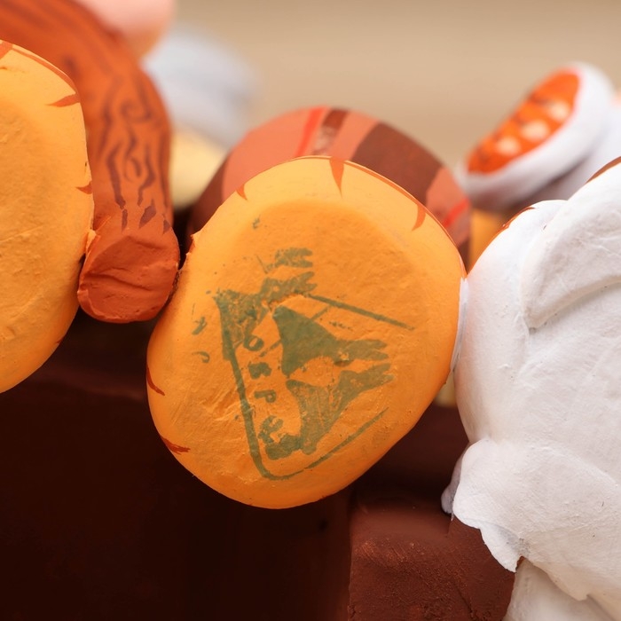 Ковровская игрушка Ковровская игрушка "Скамейка Дед с собакой", керамика