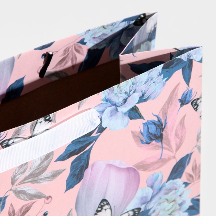 Пакет подарочный крафтовый горизонтальный, упаковка, &laquo;Живи мечтой&raquo;, L 31 х 40 х 11,5 см