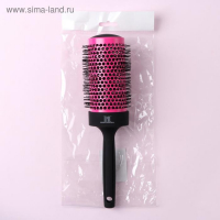 Термобрашинг профессиональный, вентилируемый, d = 5,4 см, цвет розовый/чёрный Термобрашинг профессиональный, вентилируемый, d = 5,4 см, цвет розовый/чёрный