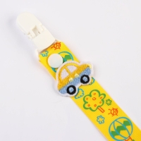 Держатель для соски - пустышки «Мой первый транспорт», на ленте Держатель для соски - пустышки «Мой первый транспорт», на ленте