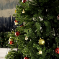 Гирлянда «Сеть» d=1.8 м с кольцом на ёлку, IP20, тёмная нить, 224 LED, свечение мульти, 8 режимов, 220 В Гирлянда «Сеть» d=1.8 м с кольцом на ёлку, IP20, тёмная нить, 224 LED, свечение мульти, 8 режимов, 220 В