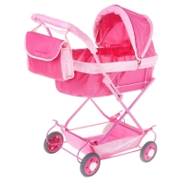 Коляска кукольная № 7, цвета МИКС