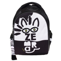 Рюкзак школьный 38,5 х 26 х 17 см, эргономичная спинка, Hatber Primary School "Зебра" NRk_74064 Рюкзак школьный 38,5 х 26 х 17 см, эргономичная спинка, Hatber Primary School "Зебра" NRk_74064