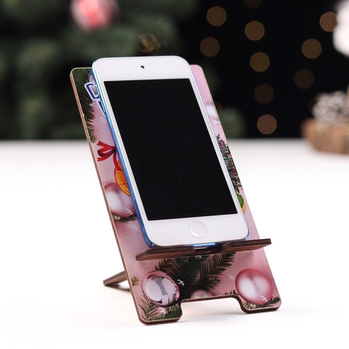 Подставка под телефон Подставка под телефон "Счастливых моментов!" символ года, ветки