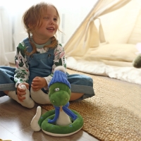 Новый год! Мягкая игрушка «Змей Сёма», в синей шапке, 20 см Новый год! Мягкая игрушка «Змей Сёма», в синей шапке, 20 см