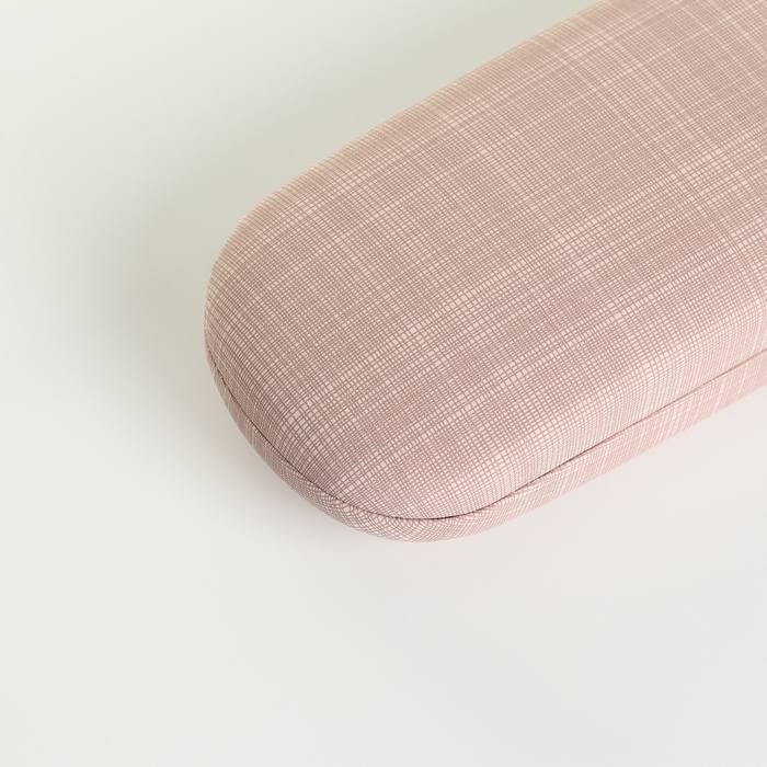 Футляр для очков на хлопушке, длина 16 см, цвет розовый Футляр для очков на хлопушке, длина 16 см, цвет розовый