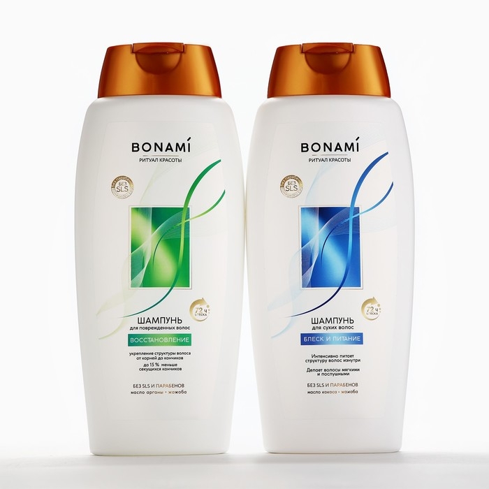 Шампунь для волос с маслом кокоса и жожоба, блеск и питание, 750 мл, BONAMI Шампунь для волос с маслом кокоса и жожоба, блеск и питание, 750 мл, BONAMI