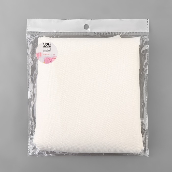 Дублерин клеевой, эластичный, 62 г/кв.м, 1,5 &times; 1 м, цвет белый