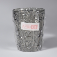 Органайзер - подставка для хранения маникюрных/косметических принадлежностей &laquo;Хрусталь&raquo;, d = 8,5 &times; 11 см, цвет прозрачный/чёрный