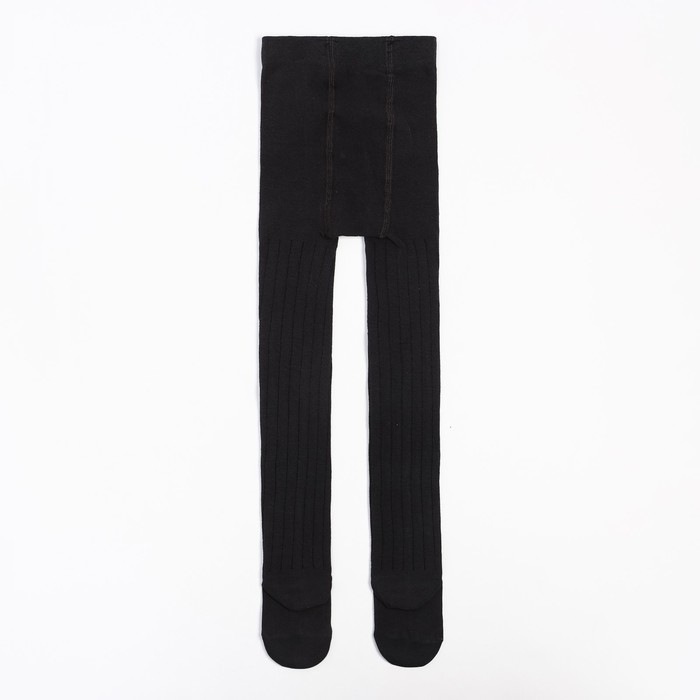 Колготки детские &laquo;вертикальная полоска&raquo;, цвет графит, рост 116-122