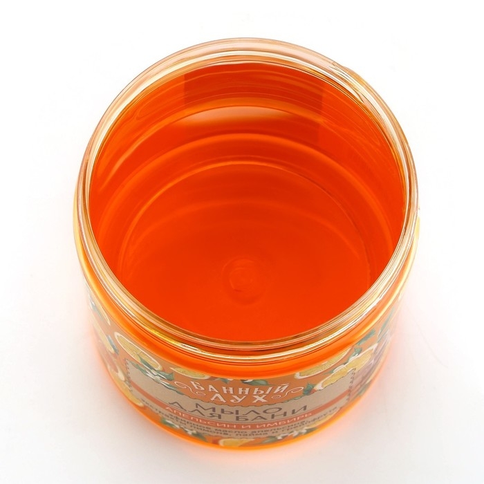 Мыло для бани «Апельсин-имбирь», 450 мл, с экстрактом лимона, лайма и грейпфрута, БАННЫЙ ДУХ Мыло для бани «Апельсин-имбирь», 450 мл, с экстрактом лимона, лайма и грейпфрута, БАННЫЙ ДУХ