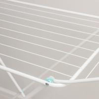 Сушилка для белья напольная складная, рабочая длина 20 м, цвет белый Сушилка для белья напольная складная, рабочая длина 20 м, цвет белый