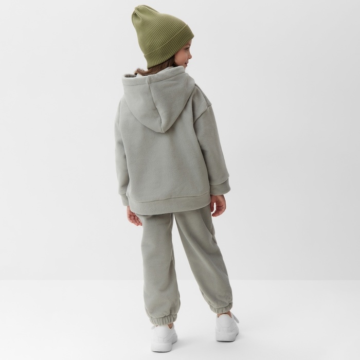 Костюм (худи и брюки) детский MINAKU: Fleece Soft, цвет графит, рост 134 см Костюм (худи и брюки) детский MINAKU: Fleece Soft, цвет графит, рост 134 см