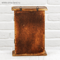 Ключница "Узоры из цветов" дерево 21*9*26 см