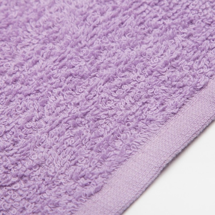 Полотенце махровое Экономь и Я 50*90 см, цв. лиловый, 100% хлопок, 320 гр/м2
