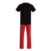 Пижама мужские KAFTAN "New year", цвет красный/чёрный, размер 56