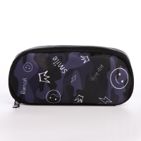 Рюкзак школьный с пеналом Hip-Hop, 42х28х13 см, цвет чёрный