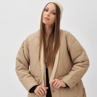 Чепчик женский MIST с шерстью кролика, р-р 56 см, беж Чепчик женский MIST с шерстью кролика, р-р 56 см, беж