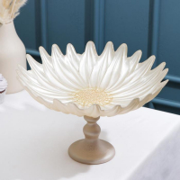 Блюдо сервировочное на ножке &laquo;Ромашка&raquo;, d=30 см