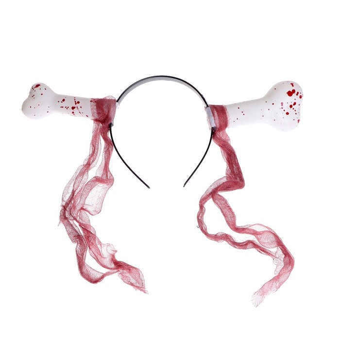 Карнавальный ободок &laquo;Кость&raquo;, цвета МИКС