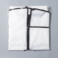 Чехол для одежды, 60&times;100 см, цвет белый