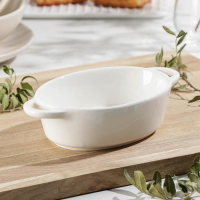 Форма для запекания из жаропрочной керамики Доляна &laquo;Долли&raquo;, 18,5&times;11x4,5 см, цвет белый