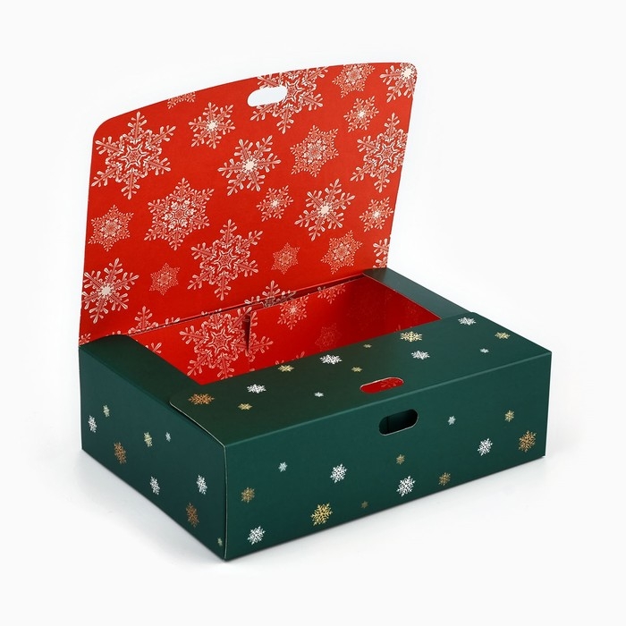 Коробка подарочная новогодняя складная двухсторонняя &laquo;Для тебя в Новый год&raquo;, 16.5 х 12.5 х 5 см, Новый год