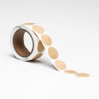 Наклейки крафт, в рулоне, 2 х 2 см, 300 шт Наклейки крафт, в рулоне, 2 х 2 см, 300 шт