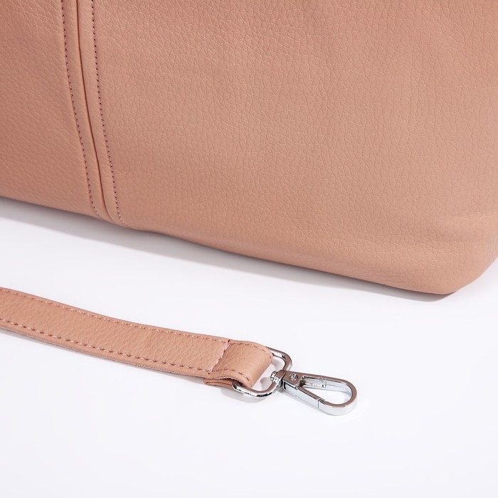 Сумка-тоут на молнии, 2 наружных кармана, цвет розовый Сумка-тоут на молнии, 2 наружных кармана, цвет розовый