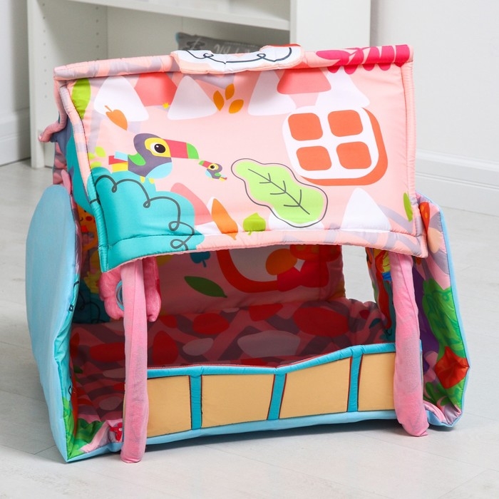 Развивающий коврик &laquo;Тропинка к дому&raquo;, с дугами, 73х73х0,5