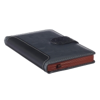 Ежедневник недатированный А6, 120 листов в клетку, тонированный срез, с хлястиком, обложка ПВХ, МИКС Ежедневник недатированный А6, 120 листов в клетку, тонированный срез, с хлястиком, обложка ПВХ, МИКС