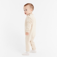 Комбинезон детский вязаный MINAKU, рост 56-62, цвет бежевый