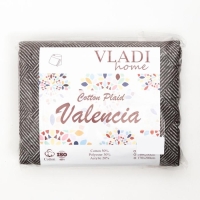 Плед Валенсия 140х200 см, Parquet, цвет коричневый Плед Валенсия 140х200 см, Parquet, цвет коричневый