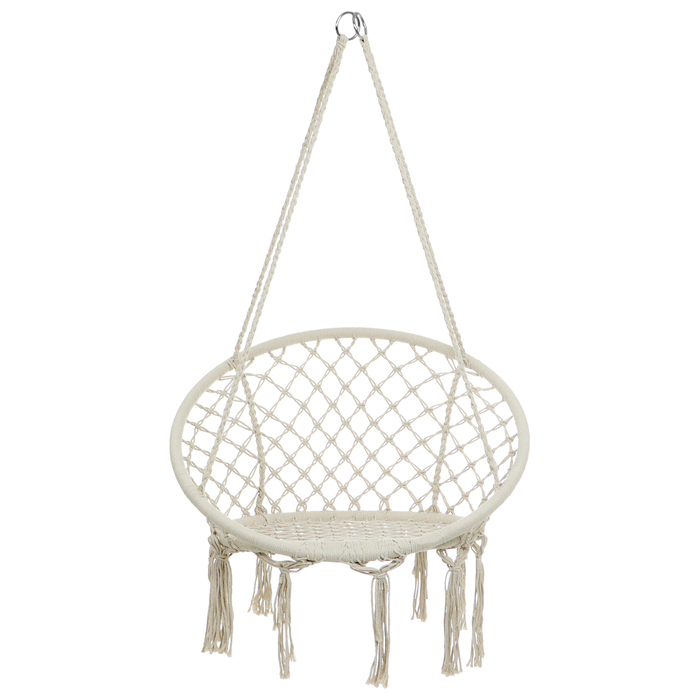 Гамак-кресло maclay, подвесное, плетёное, 60 х 80 см, цвет бежевый Гамак-кресло maclay, подвесное, плетёное, 60 х 80 см, цвет бежевый