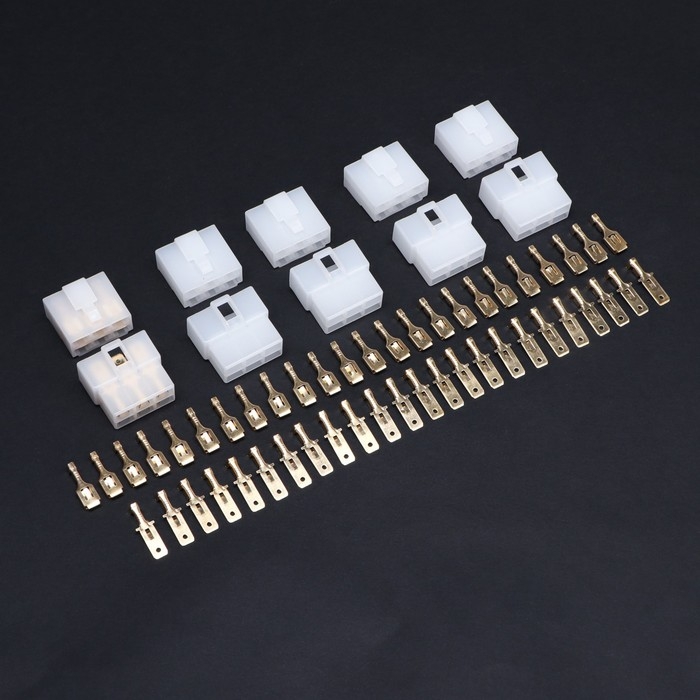 Разъем автомобильный, штекер-гнездо DJ7061-6.3-11/21, 6 контактов, набор 5 шт Разъем автомобильный, штекер-гнездо DJ7061-6.3-11/21, 6 контактов, набор 5 шт