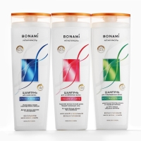 Шампунь для повреждённых волос с маслом арганы и жожоба, восстановление, 400 мл, BONAMI