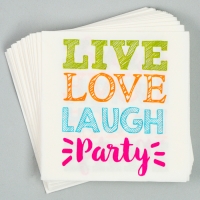 Салфетки бумажные &laquo;Радость&raquo; 25х25 см, набор 20 шт.