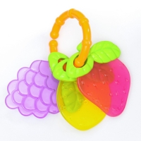 Прорезыватель силиконовый &laquo;Ягодки на кольце&raquo;, Крошка Я